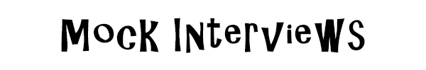 What We Offer: Mock Interviews